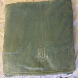 Lauren Ralph Lauren Throw Light Blue Blanket